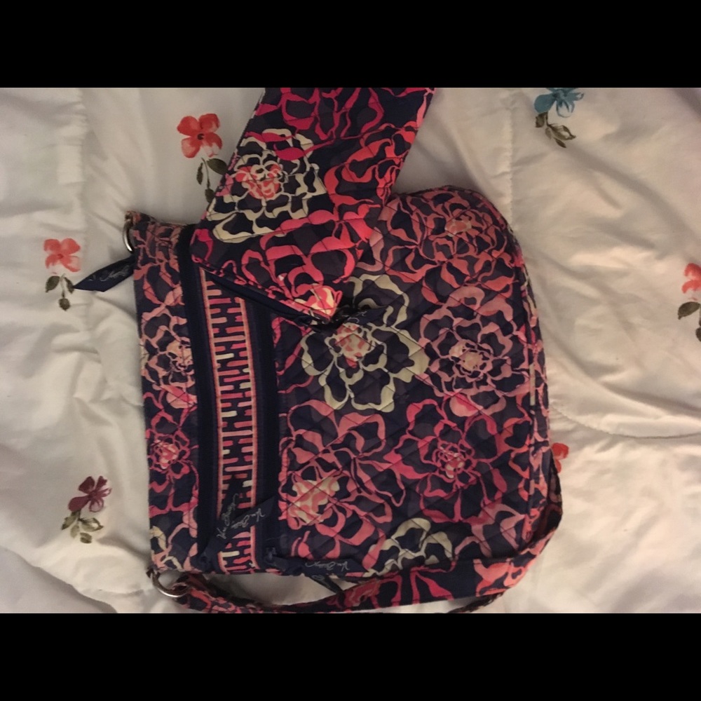 Vera Bradley crossbody with new matching wallet
